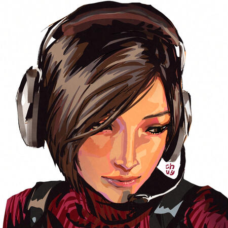 solid rendered headshot solid rendered headshot